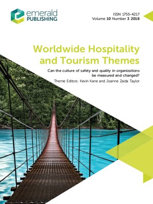 cover image of Worldwide Hospitality and Tourism Themes, Volume 10, Number 3